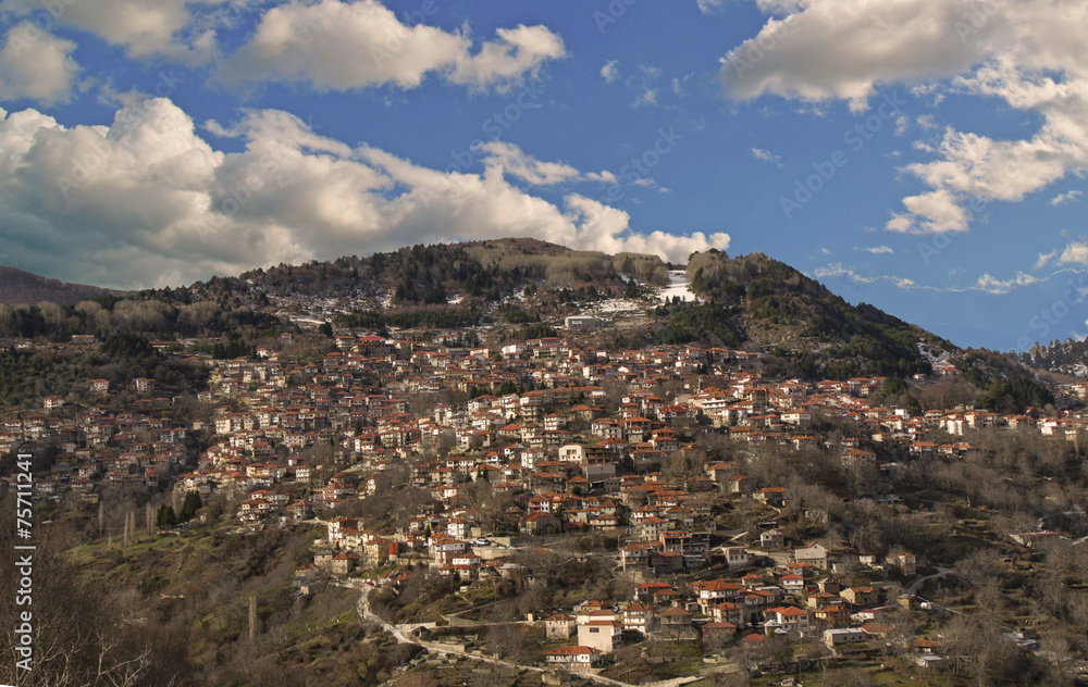 metsovo, ioannina,greece, tourist resort