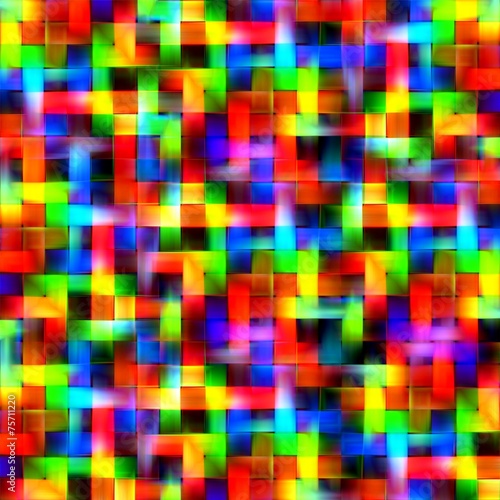 Abstract rainbow color paint blur stripes pattern art background