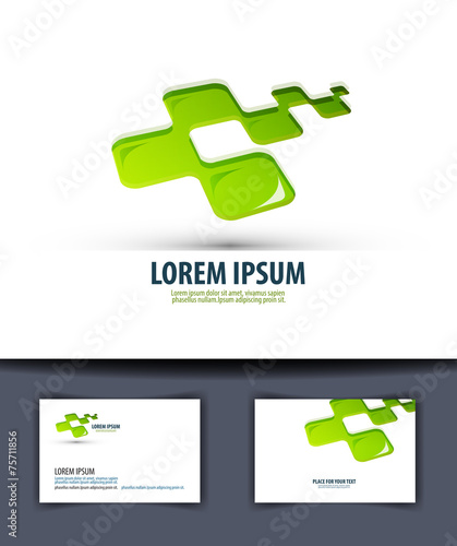 Business. Logo, icon, emblema, sign, template, business card