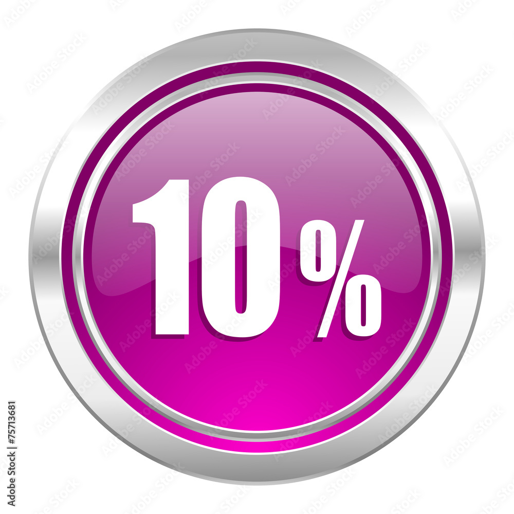10 percent violet icon sale sign 10 percent violet icon sale sign