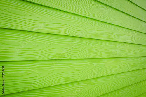 Green walls built of wood