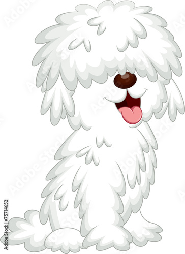 Cute sheepdog cartoon