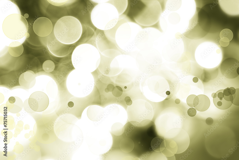 Obraz premium Green circles background