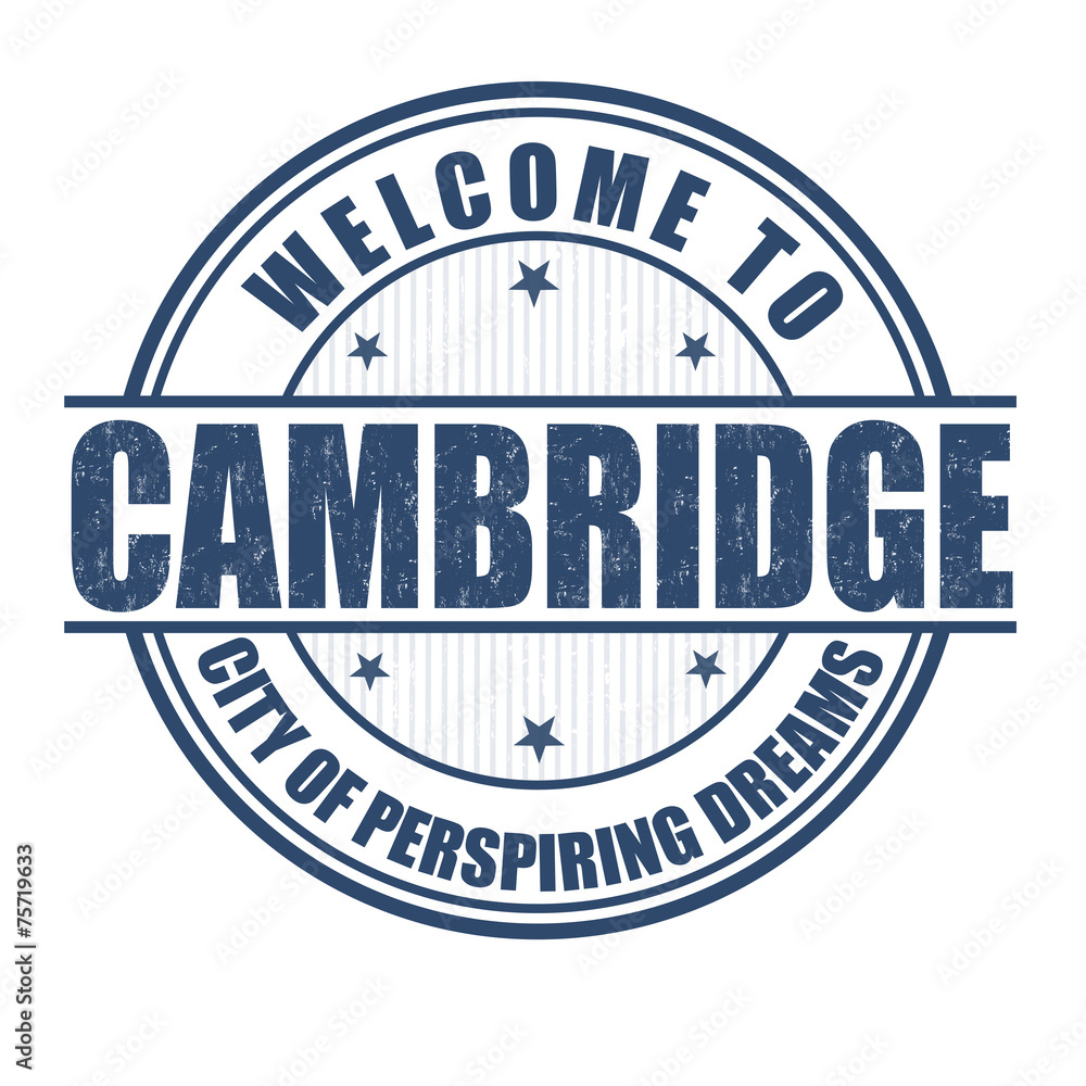 Welcome to Cambridge stamp Welcome to Cambridge stamp