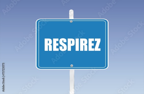 panneau respirez