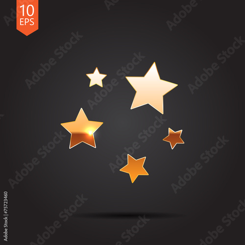 Vector stars icon. Eps10