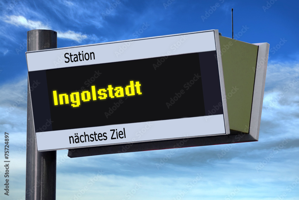 Anzeigetafel 6 - Ingolstadt