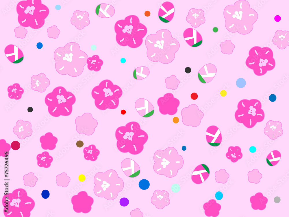 桃の壁紙 Stock Vector Adobe Stock