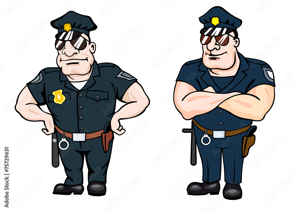Beefy determined police officers