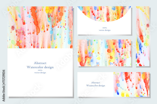 Set of business card