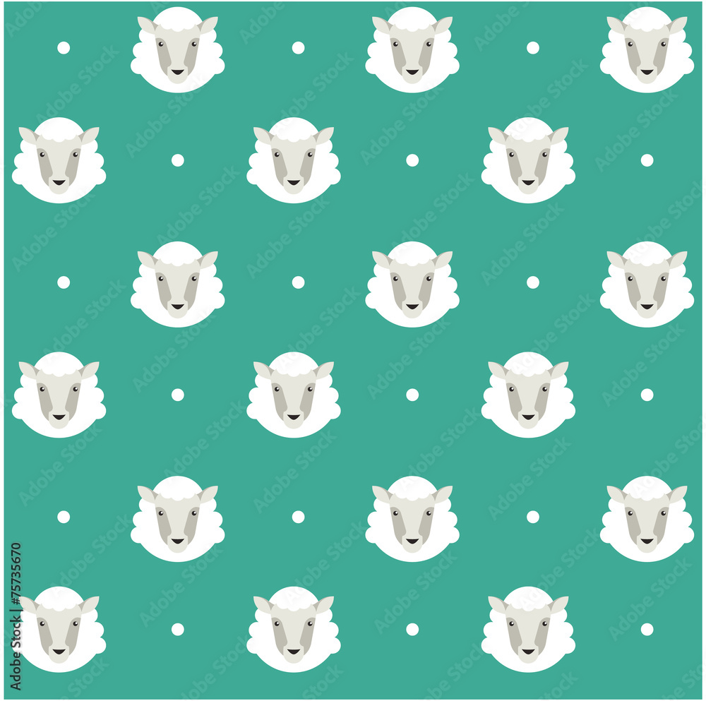 Obraz premium seamless pattern ship background