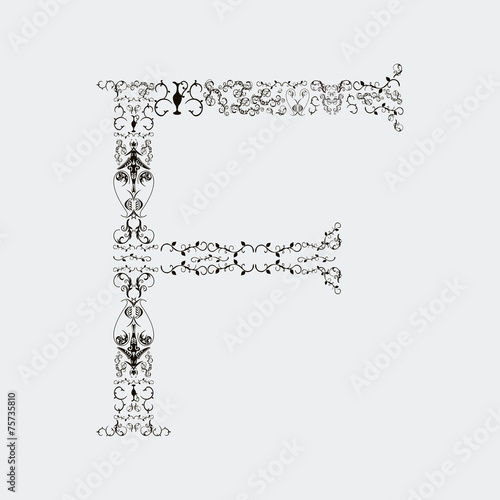 F LETRA PAPEL PINTADO