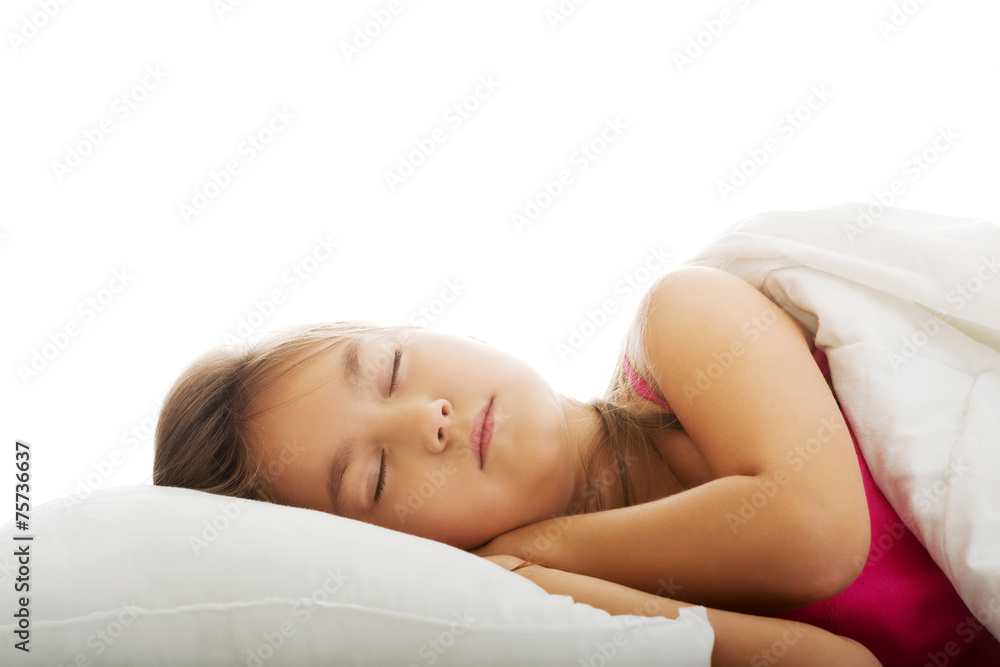 Little girl sleeping Little girl sleeping