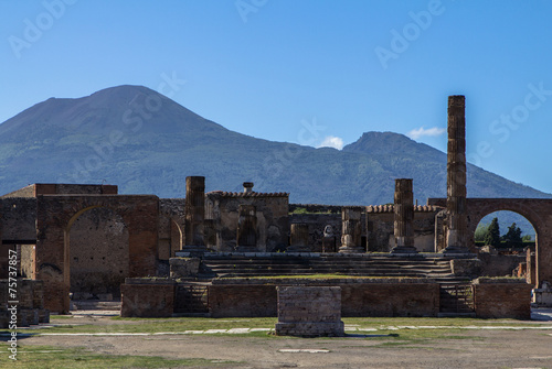 Wallpaper Mural Pompeii ruins, Naples, Italy Torontodigital.ca