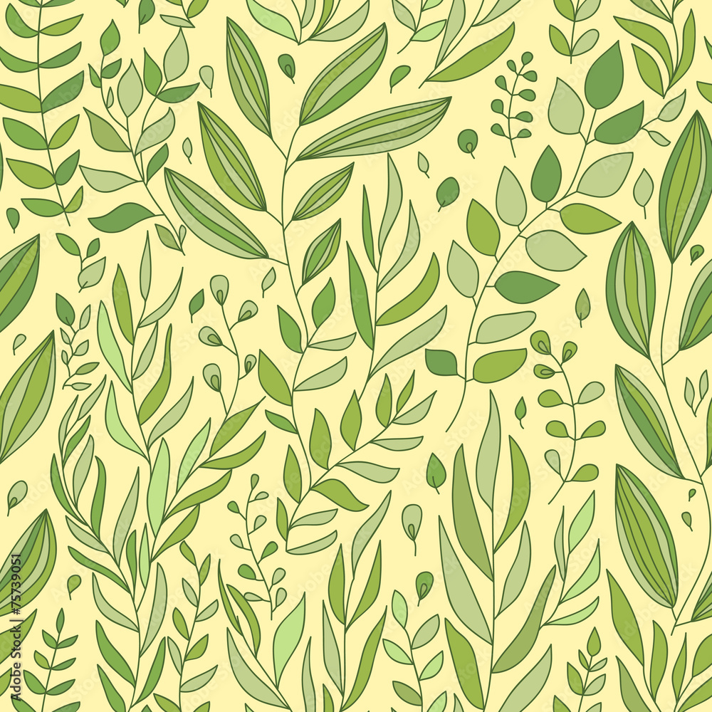 Plants seamless background Plants seamless background