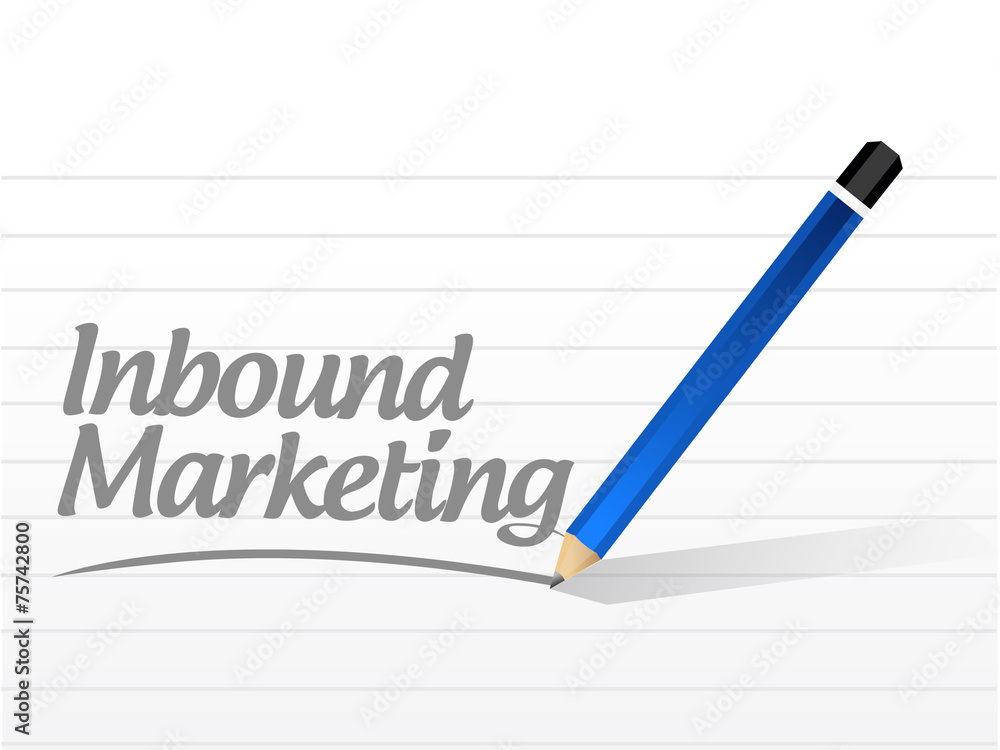inbound marketing message illustration design inbound marketing message illustration design