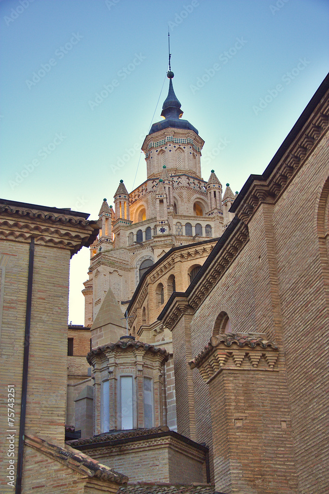 Cathedral of Santa Maria de la Huerta, Tarazona, Aragon, Spain