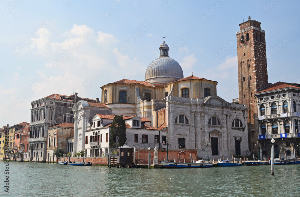 Barock Kirche Gli Scalzi am Canal Grande Venedig