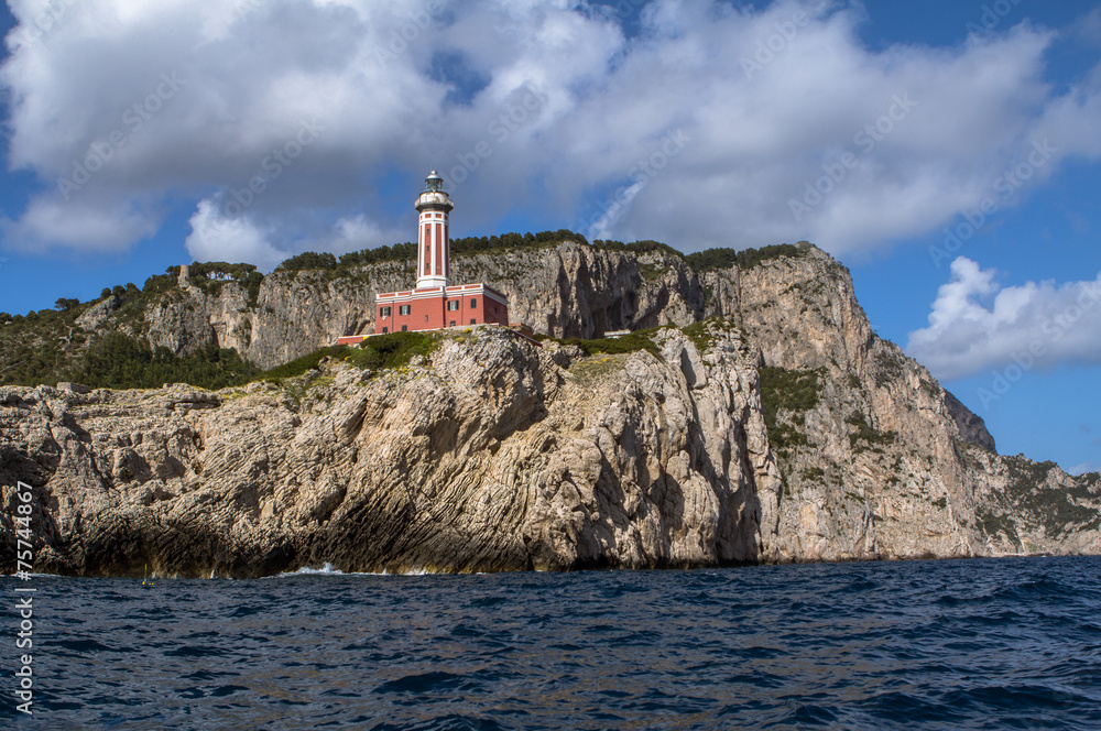 Lighthouse on Capri, Italy