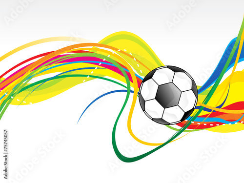 abstract artistic football wave background