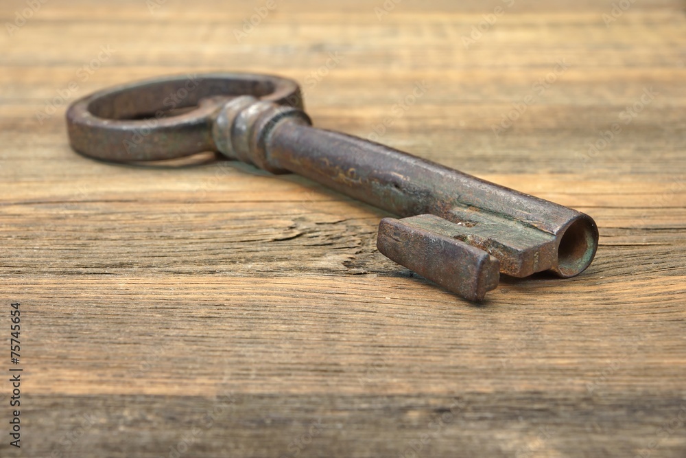 Old Rusty Iron Key