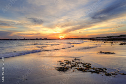 Sunset Greenhills Beach, Australia © Leah-Anne Thompson