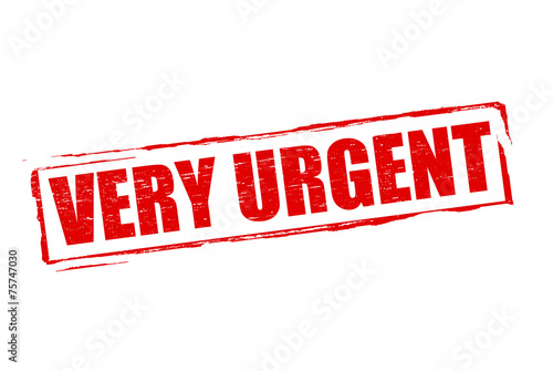 Very urgent