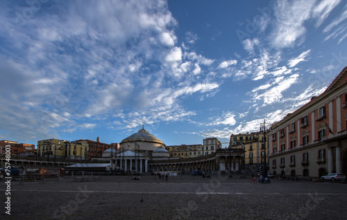 Piazza Plebiscito in Naples