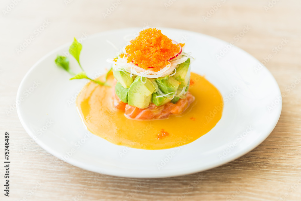 Tartar salmon salad Tartar salmon salad