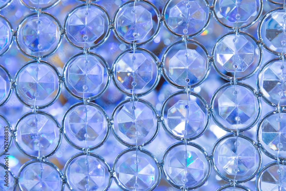 sparkly blue sequins background