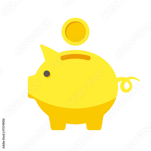 Piggy bank icon