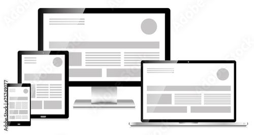 Responsive Webdesign Design Smartphone Tablet PC