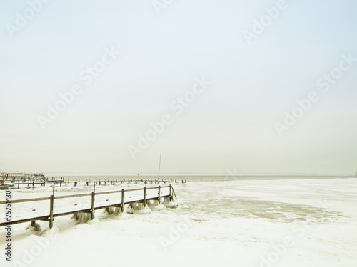 Chiemsee im Winter 8, zugefroren © 1stGallery
