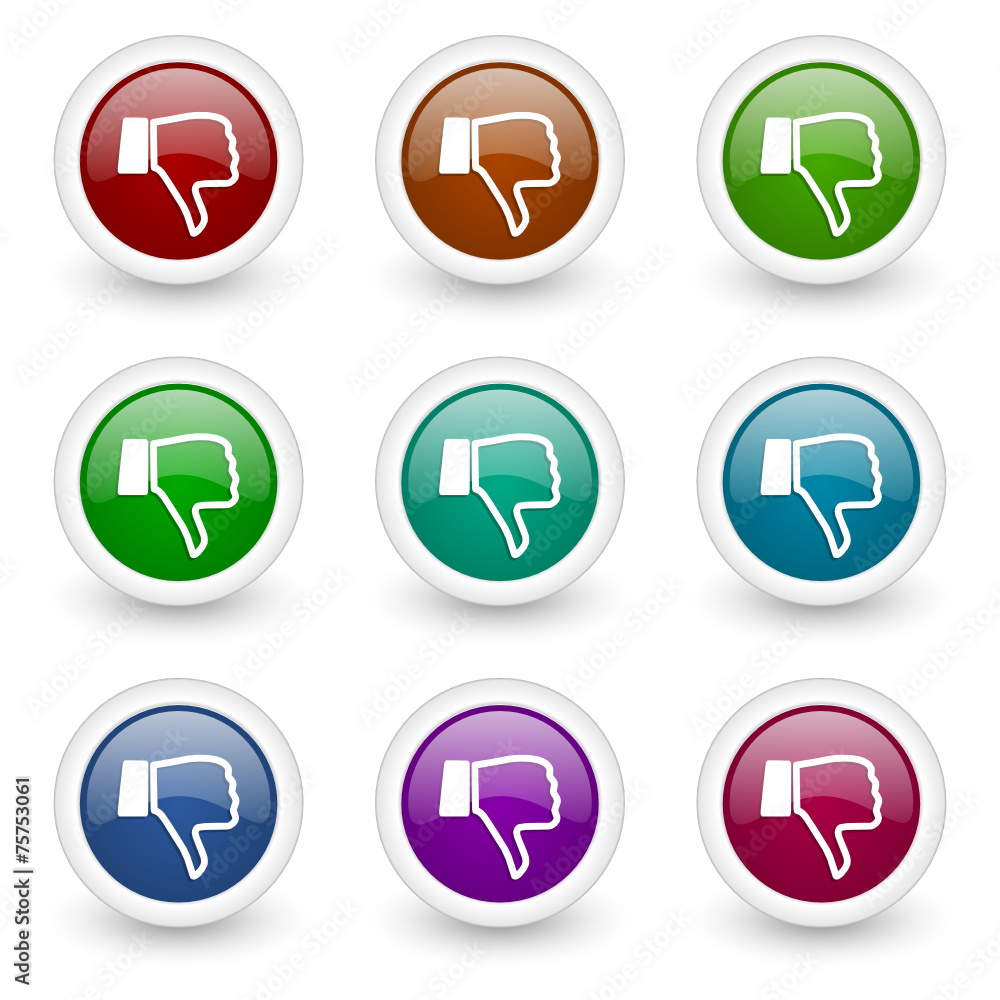 unlike web icons colorful set unlike web icons colorful set