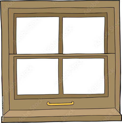 Isolated Cartoon Window