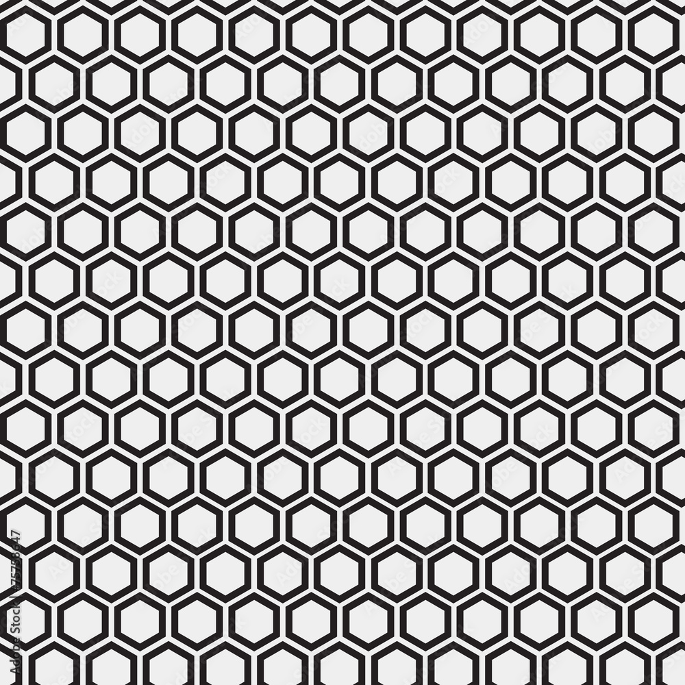 Abstract minimalistic black and white pattern hexagon Abstract minimalistic black and white pattern hexagon