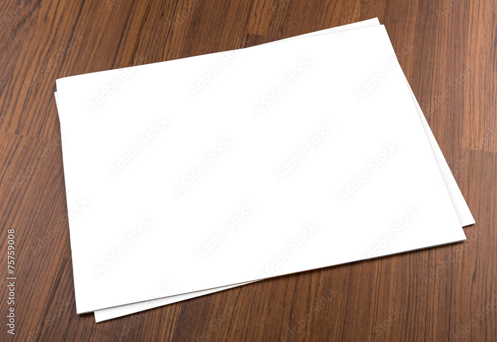 Blank catalog,brochure, magazines,book mock up on wood backgroun Blank catalog,brochure, magazines,book mock up on wood backgroun