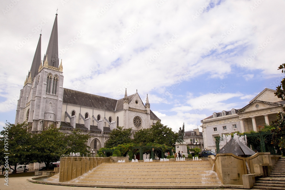 Center of the city of Pau, France