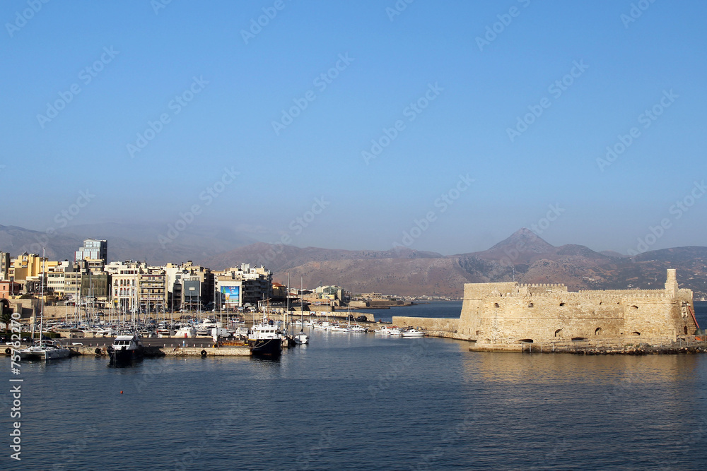 Venetian fortress Koules in Heraklion, Crete