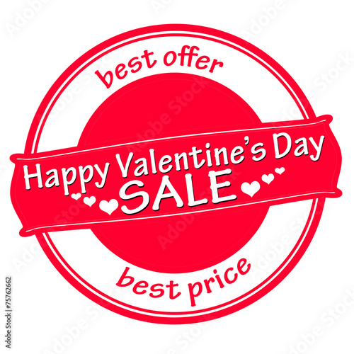 Happy Valentine day sale