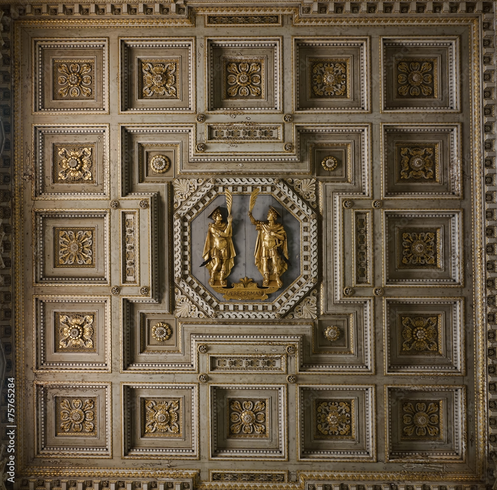 Santi Giovanni e Paolo ceiling in Rome
