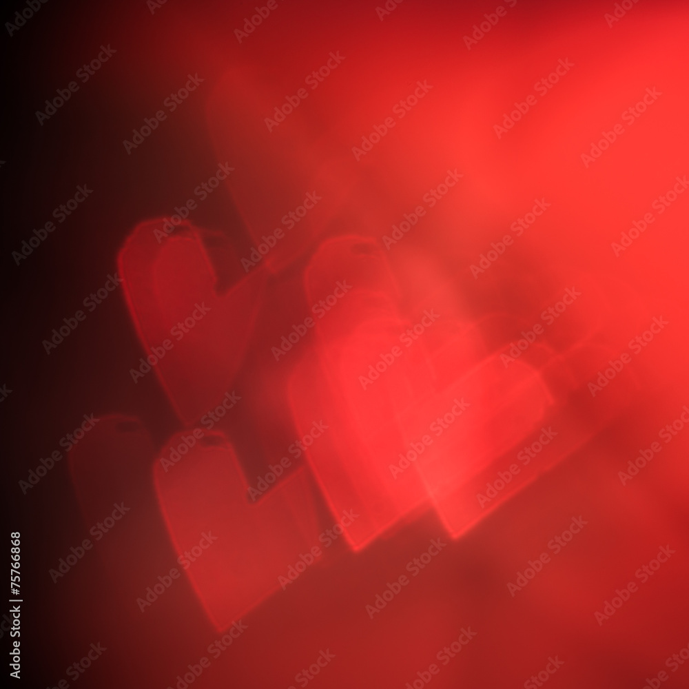 Red festive Valentine's day background