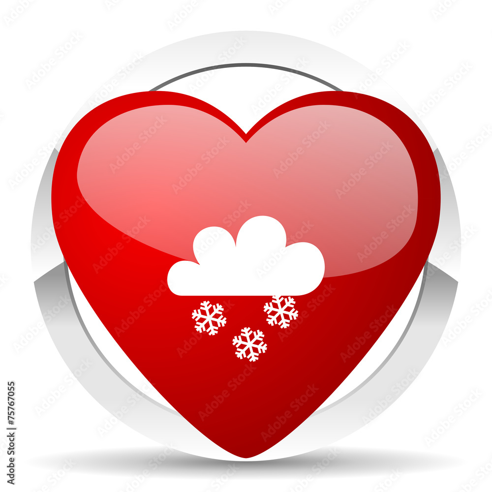 snowing valentine icon waether forecast sign snowing valentine icon waether forecast sign