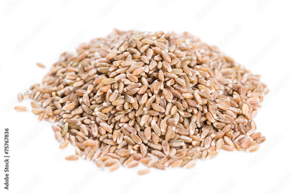 Spelt (isolated on white) Spelt (isolated on white)