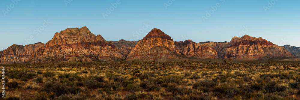 Mountain Range in Red Rock Canyon Nevada