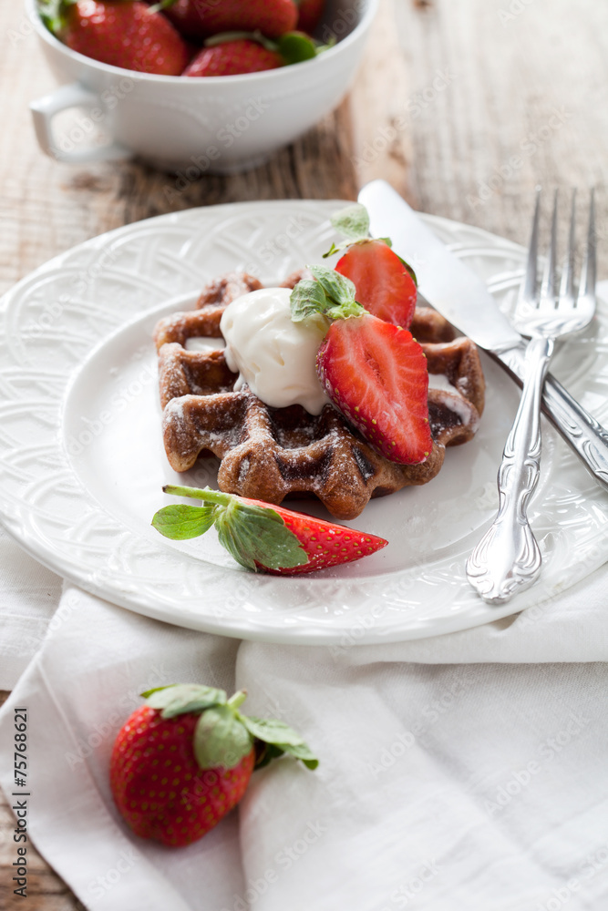 Belgian waffles Belgian waffles
