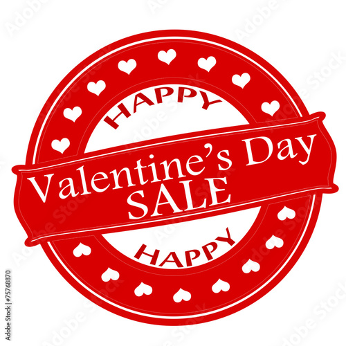 Happy Valentine day sale