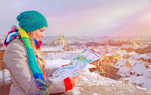 Photography Cute traveler girl