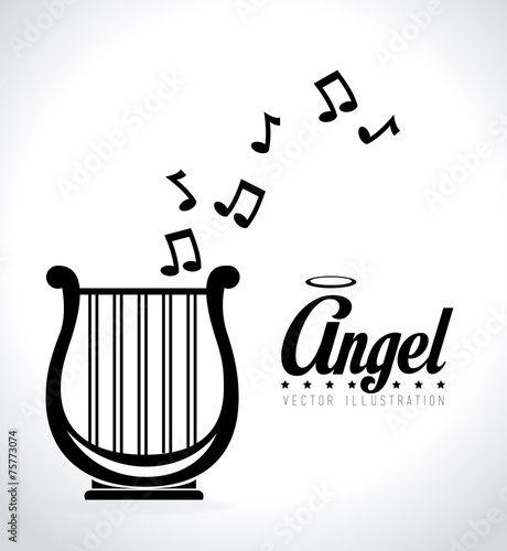 Angel design, vector illustration.