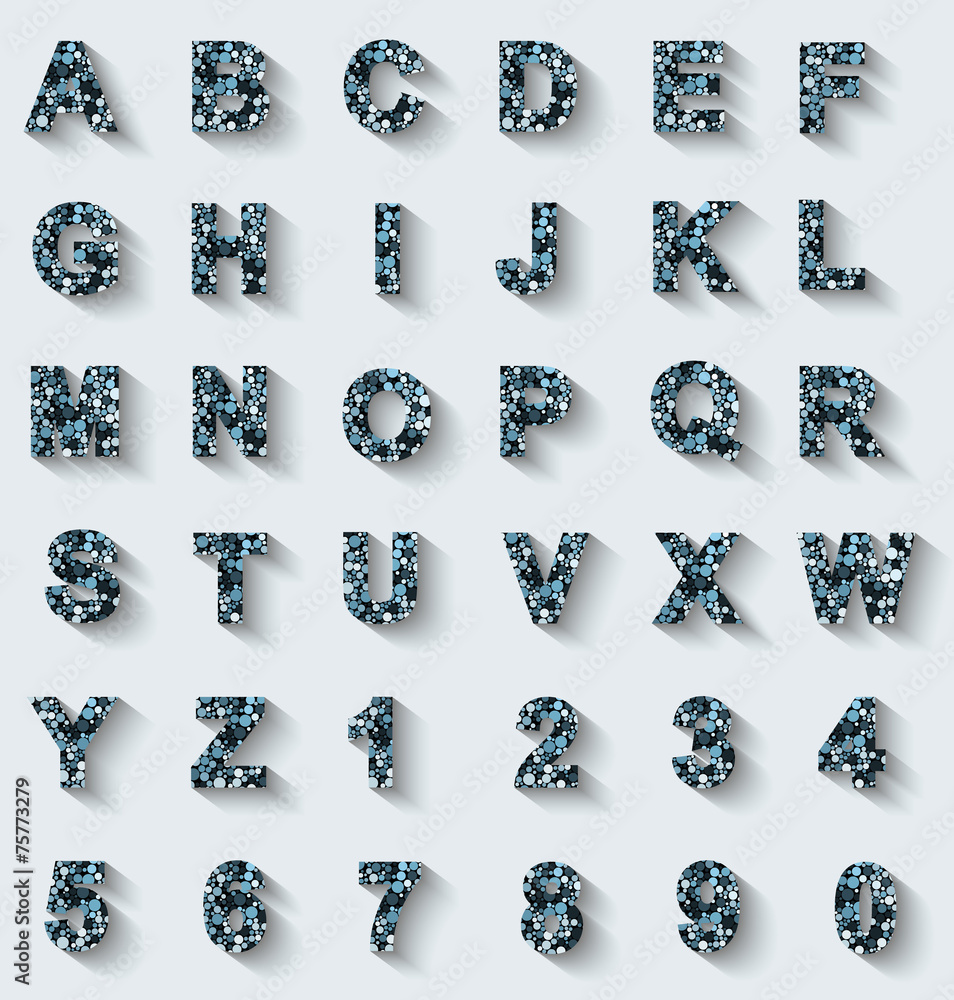 ALPHABET NEW STYLE MODERN BUBBLES ALPHABET NEW STYLE MODERN BUBBLES